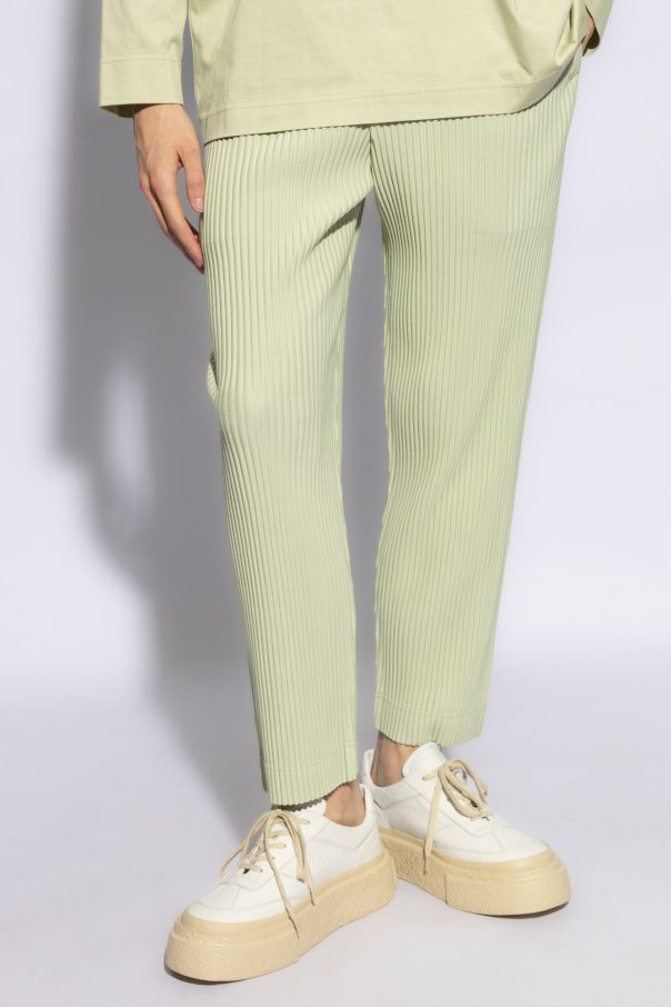 Green Pleated trousers Issey Miyake Homme Plisse - Vitkac Canada